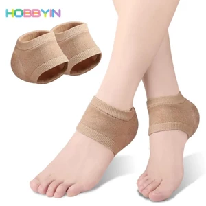 Vỏ bảo vệ gót chân HOBBYIN, Tất gót chân bằng silicon dưỡng ẩm Plantar Fasciitis, Sửa chữa da Fasciitis Hỗ trợ giảm đau Miếng đệm giày Chăm sóc bàn chân