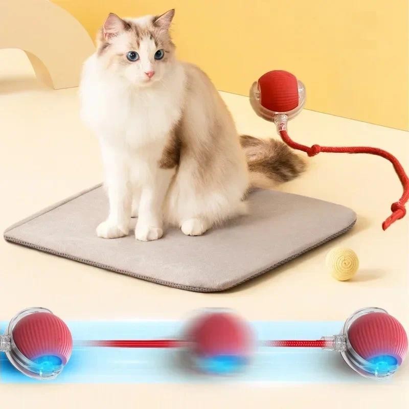Pet Toy Bóng Bông Cho Mèo Cún Con Lăn Tự Chơi Giải Sầu Bóng Có Chuông Bên Trong