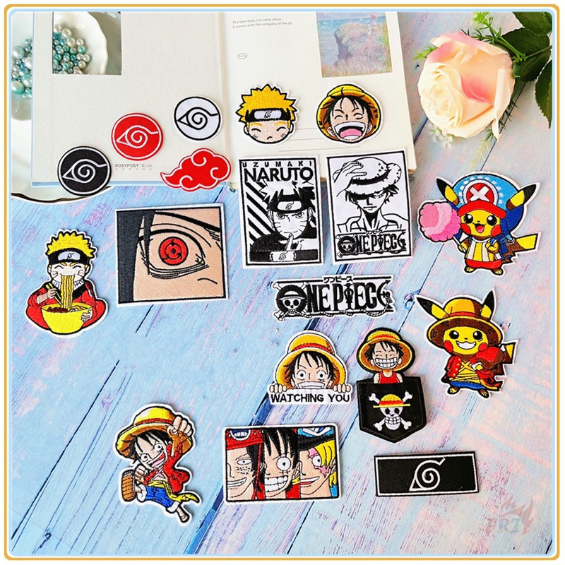 Miếng Dán Ủi Thêu Hình Nhân Vật Trong Phim Hoạt Hình One Piece ♚ 1 ...