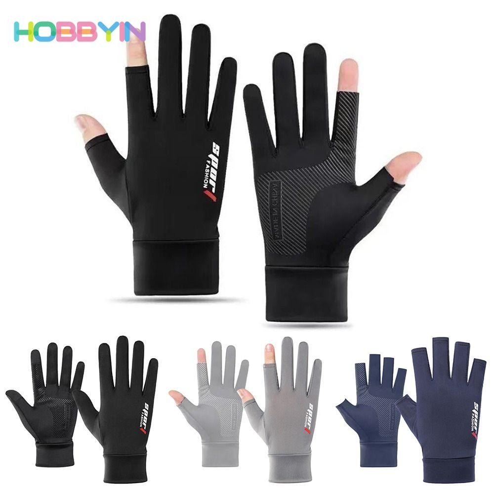 Găng tay lái xe HOBBYIN Thể thao ngoài trời Chống nắng Găng tay cưỡi ngựa chống tia cực tím