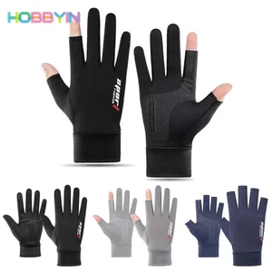 Găng tay lái xe HOBBYIN Thể thao ngoài trời Chống nắng Găng tay cưỡi ngựa chống tia cực tím