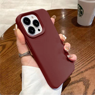 Logo Ốp Lưng Silicon Lỏng Cho iPhone 16 15 14 13 12 11 Pro Max Chống Sốc Mềm Mặt Sau Bảo Vệ Dành Cho 16 series Phụ Kiện Điện Thoại
