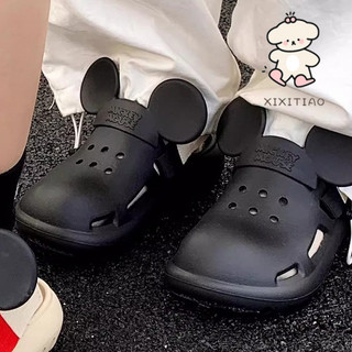 Xixitiao Sandal Chính Hãng Dễ Thương Mickey Beach EVA Độc Đáo Mùa Hè Ngoài Trời Thoải Mái Nữ