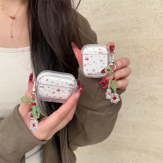 Fragrant Cherry cho AirPods 1 / 2 3 Pro Pro2 pro3 Bộ tai nghe Airpods4 Vỏ bảo vệ Bluetooth không dây AirPods Pro i3 i4 pro3 Vỏ bảo vệ tai nghe