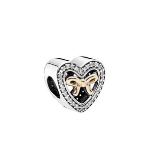 Có hàng Mặt dây chuyền trái tim Dreamcatcher Bạc 925 charm DIY