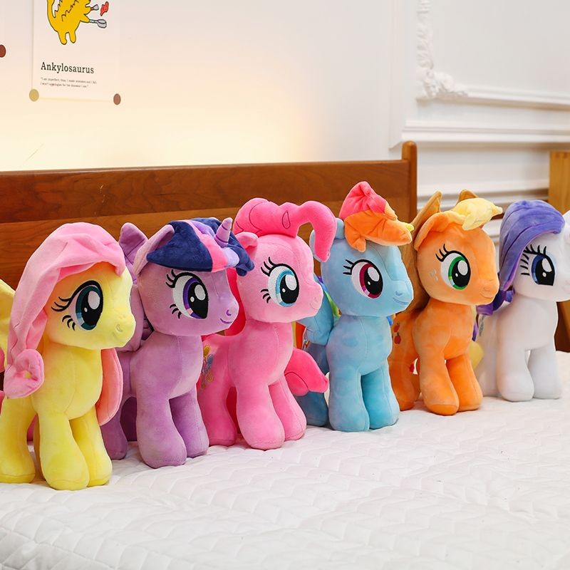 My Little Pony Nguyên mẫu Búp bê sang trọng Anime Gối mềm Cô gái Trái tim Fluttershy Twilight Sparkle Sofa Đồ trang trí Đồ chơi trẻ em