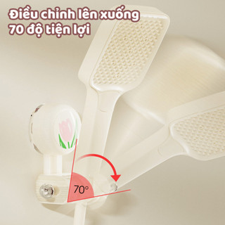 Giá Đỡ Vòi Sen Gắn Tường Hút Chân Không Xoay 70 Độ, Giá Treo Vòi Hoa Sen Chống Nước, Chịu Lực Tốt NGÓI HOME - GD02