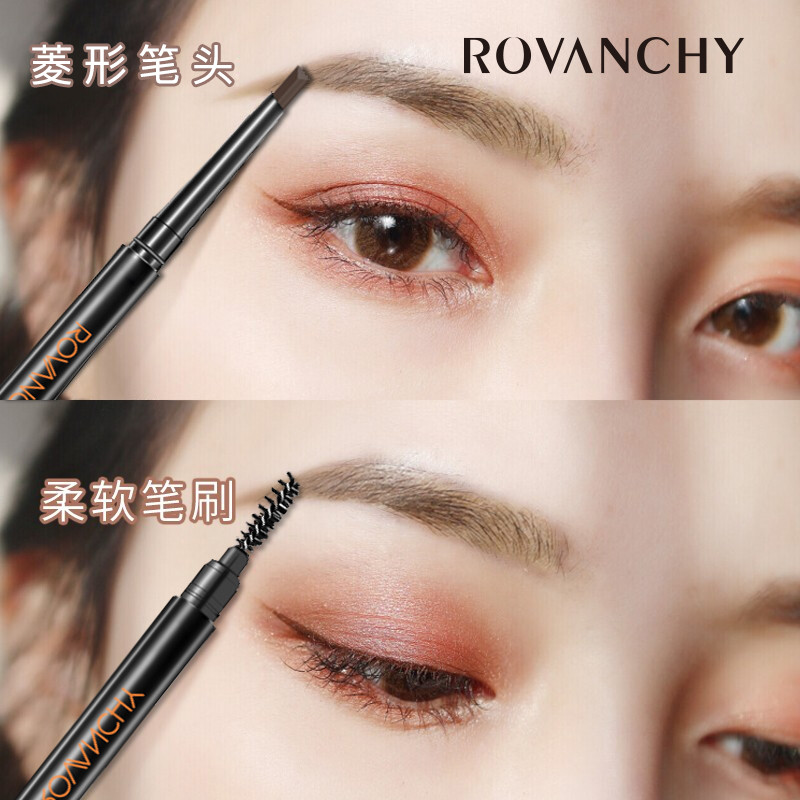 R997 Chì Kẻ Mày 2 Đầu Chống Nước, Lâu Trôi ROVANCHY – Kẻ Mày Tự Nhiên, Bền Màu, Dễ Kẻ Cho Người Mới