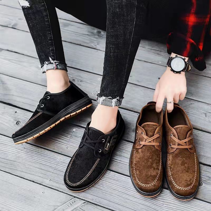 Giày Công Việc Nam Đế Cao Su Mềm Chống Trượt Chất Liệu Vải Cao Cấp Mẫu Mã Tinh Tế Ship Ngay
