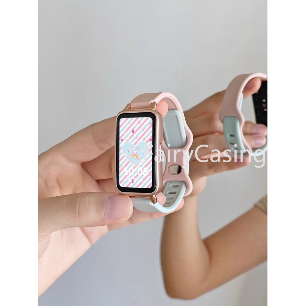 Dây đeo silicon mỏng cho Huawei Band 11 Pro 10 8 9 7 6 Vòng đeo tay mềm Vòng đeo tay mềm cho Honor Band 8 9 Phụ kiện