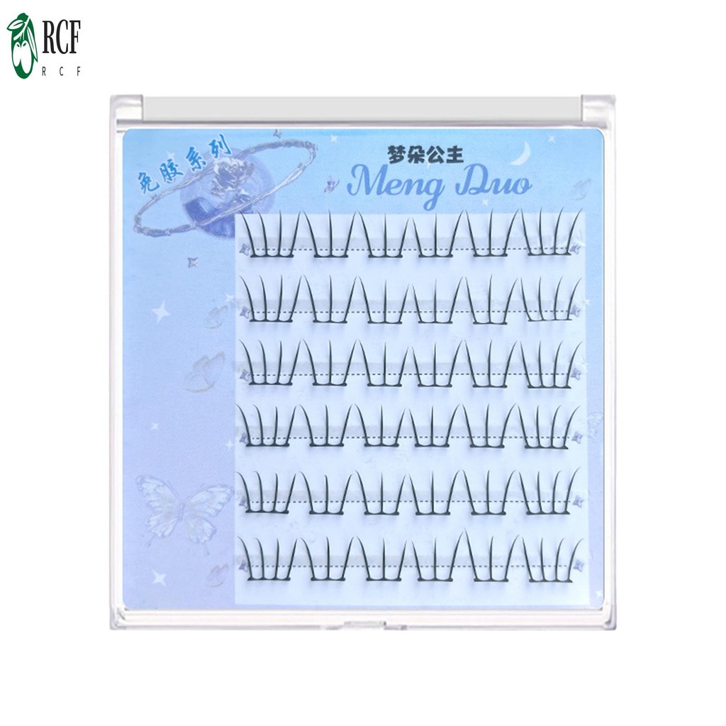 Không Cần Keo Cụm Lash Dây Mỏng DIY Anime Mi Cho Công Việc Sinh Nhật Tiệc Và Du Lịch