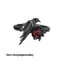 MERIGGIARE Sylus Crow Cosplay Nhẫn, Trang Sức Có Thể Điều Chỉnh Đen Raven Nhẫn, Thời Trang Zircon Đỏ Merch Tình Yêu Và Không Gian Sâu Nhẫn Artisan Đạo Cụ