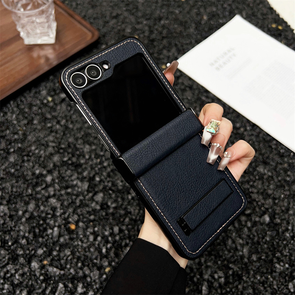 Ốp điện thoại bảo vệ bản lề chống sốc cho Samsung Galaxy Z Flip 6 5 4 Flip6 Flip5 Flip4 Flip3 Bao da bảo vệ