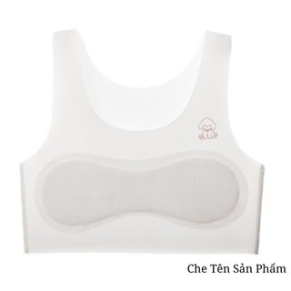 áo lót lá, áo ngực cho học sinh cấp 1 cấp 2, bra bé gái chất liệu su lụa, lót liền, nhẹ mát 2209