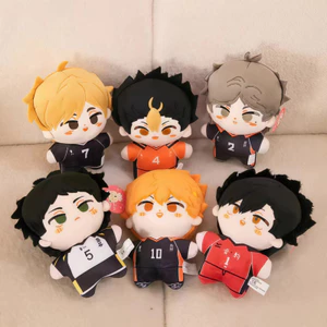 Anime Haikyuu 20cm Sang Trọng Búp Bê Đồ Chơi Tobio Kageyama Shoyo Hinata Kuroo Tetsurou Mềm Nhồi Bông Gối Bộ Sưu Tập Đồ Chơi Búp Bê