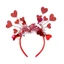 Treeling Glittering Powder Love Heart Headband dành cho người lớn Thanh thiếu niên Ngày lễ Tập hợp Đạo cụ