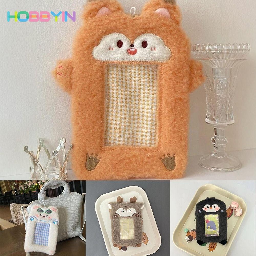 Hobbyin Photocard, Hộp đựng thẻ sang trọng di động đa chức năng, Hộp đựng thẻ ảnh hình động vật bền bỉ Quà tặng