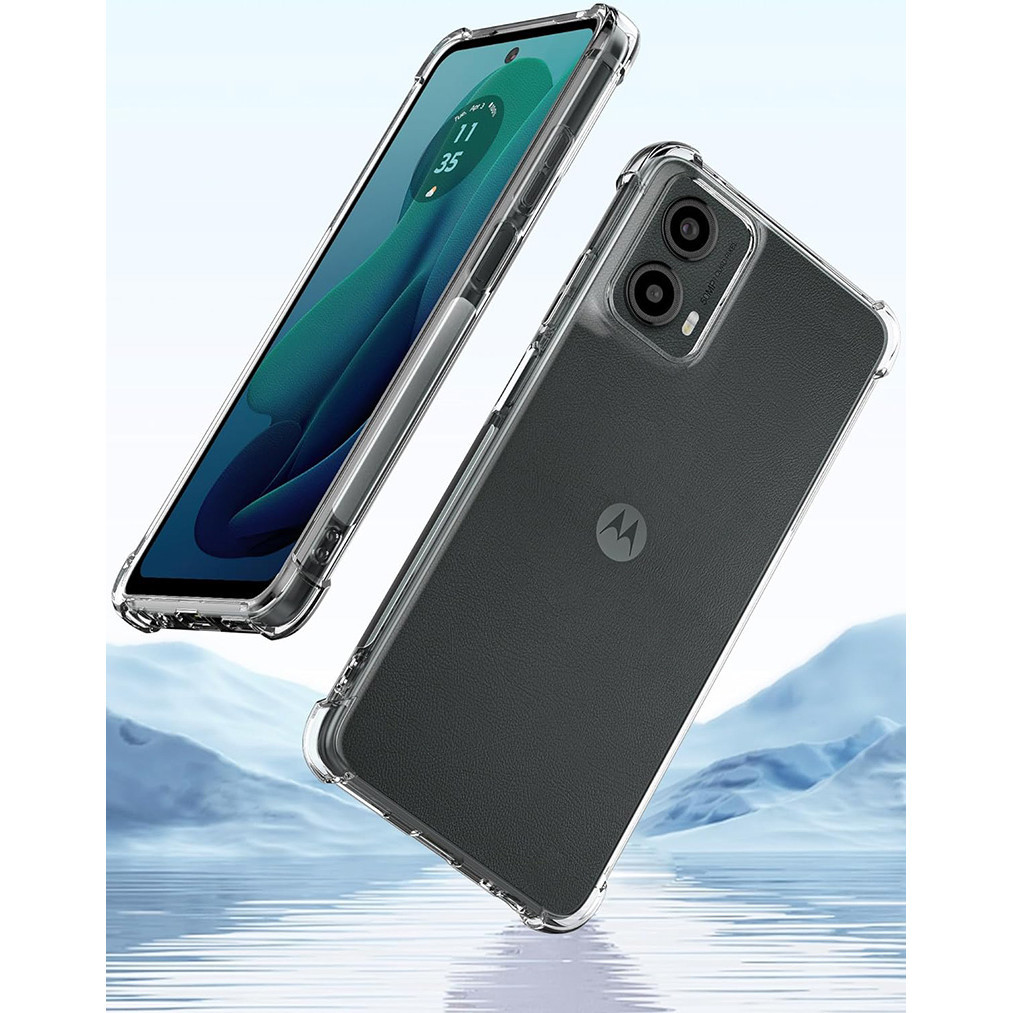 Dành Cho Motorola Moto G 5G 2024 2023 2022 Vỏ Mềm Chống Sốc Pha Lê Gel Trong Suốt TPU Vỏ Chống Sốc