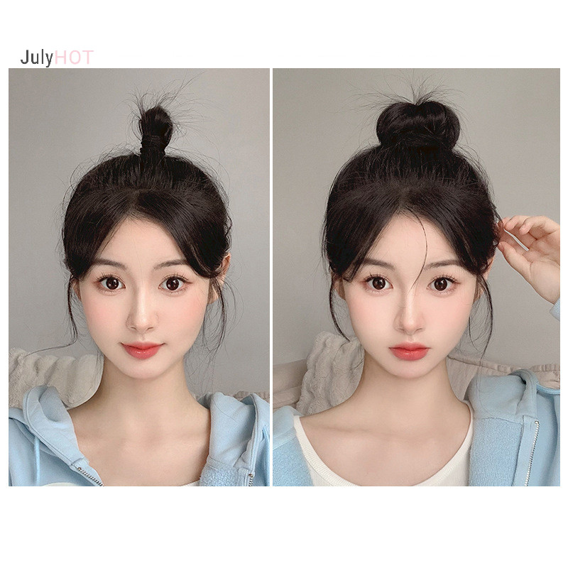 Julyhot Sóng Dài Đuôi Ngựa Nữ Tổng Hợp Tóc Giả Với Dây Cao Su Xoăn Thẳng Đuôi Ngựa Nối Dài Co Giãn Vòng Tóc Massivedeals