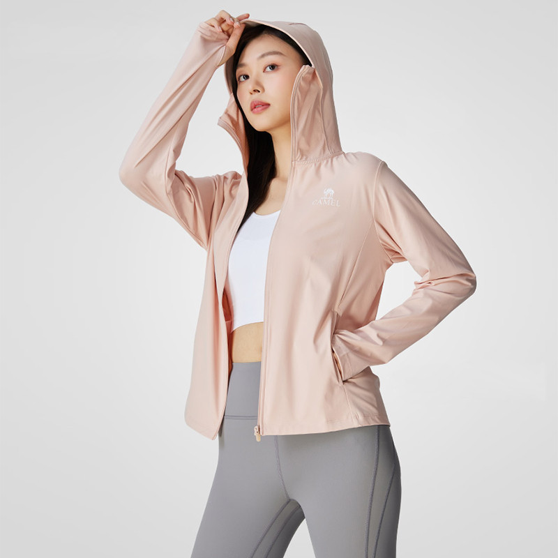 Ảnh CAMEL CROWN Nữ Chống Nắng Ngoài Trời Upf50 Sợi Nguyên Bản Nhanh Khô Chống Nắng Áo Khoác Da 4