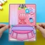 Học Liệu Bóc Dán Búp Bê Thay Đồ Bằng Giấy Cho Công Chúa Tocaboca H31 Búp Bê Giấy Cho Bé Gái