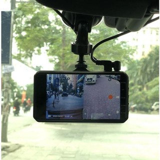 Camera hành trình ô tô X4 màn hình cảm ứng 4 inch ghi hình trước sau Full HD 1080p Nguồn 12V/24V Bảo hành 12 tháng