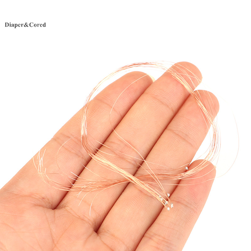 Diaper & CORED 10 Cái / lô 0402 0603 Đèn SMD Có Dây Micro Led Pre-bán Micro Litz Chip Dây 20cm 3V Mô Hình Đường Sắt Cảnh YTH