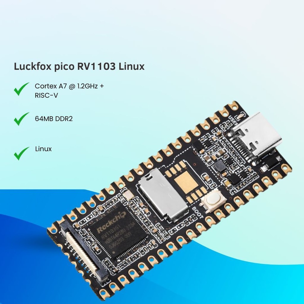 🌟LuckFox Pico Linux Ban RV1103 Rockchip AI Ban ARM Cortex-A7 thay thế ...