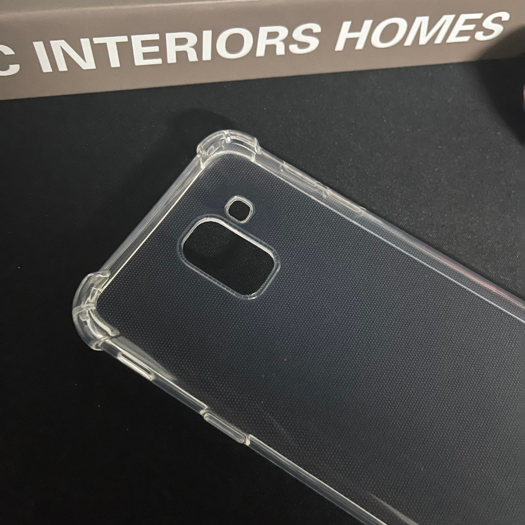 Ốp lưng Samsung J6 plus, J6+, J6 2018 silicon trong suốt dẻo cao cấp chống sốc va đập BIBI glass