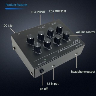 Bang Advanced Sound Equalization Phone Preamp 7Band Equalizers Tăng cường âm thanh kỹ thuật số