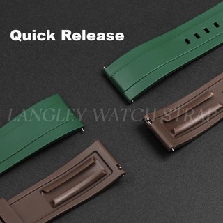 Dây đồng hồ cao su silicone 18-24mm cho Seiko 5 Cá ngừ Samurai Diver, phát hành nhanh, chống nước, dùng cho nam nữ