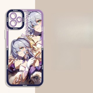 Ốp Lưng Cho Iphone 11 12 13 14 15 Pro Max 6 6S 7 8 Plus 7Plus 12 Mini XS Max XR SE 2 3 PhoneCasing Honkai Star Rail Robin Boothill Firefly Họa Tiết Trong Suốt Bảo Vệ Camera