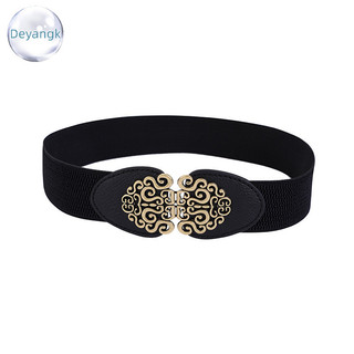 Deyangk Thời Trang Hàn Quốc Nữ Trang Trí Co Giãn Thắt Lưng Rộng Khóa Đầm Áo Len Áo Len Thắt Lưng Cho Người Phụ Nữ VN