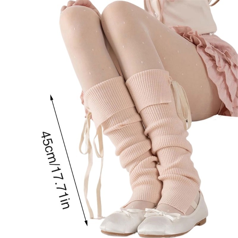 DASBSUG Áo Khoác Boot So Phong Cách Hàn Quốc, Có Gân Dệt Kim, Nơ Cổ Tay & Cổ Dài