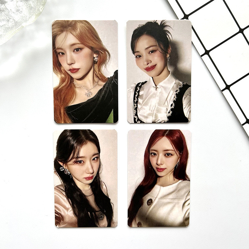 4-5 Cái / bộ ITZY Algorhythm Lomo Card Nhật Bản Album Giáng Sinh Giết ĐÔI CỦA TÔI Thiệp Chúc Mừng Mùa Chaeryeong Yuna Lia Ryujin Yeji Bưu Thiếp Kpop YM