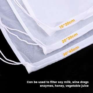 Bộ lọc đậu phụ HIGHVIEWLS, Túi lọc vải phô mai Nylon, Bộ lọc gia vị có thể tái sử dụng tốt cho sức khỏe