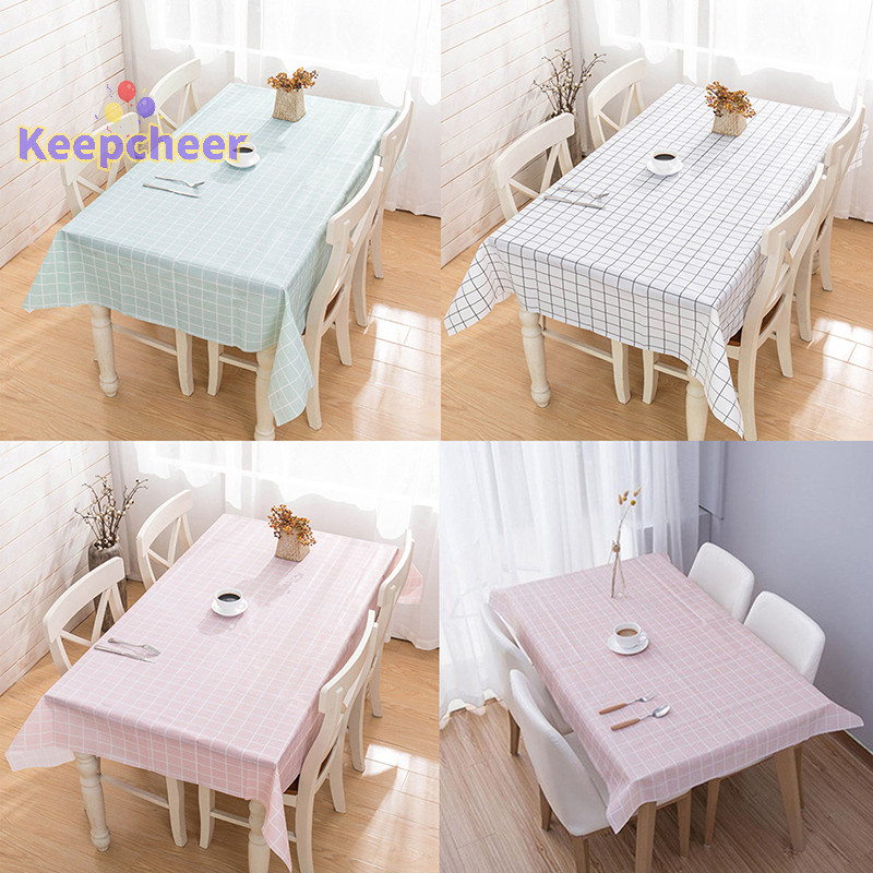 [Keepcheer] Khăn trải bàn chống thấm nước Khăn trải bàn Khăn trải bàn tiệc sạch sẽ [Mới]