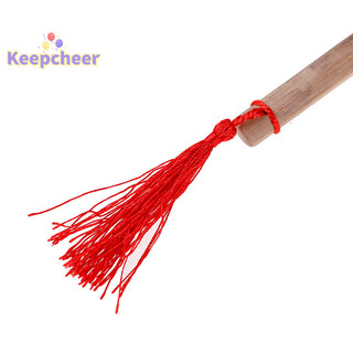 [Keepcheer] Quạt cầm tay thanh lịch màu trắng Quạt Gong trống trẻ em DIY art ed quạt [Mới]