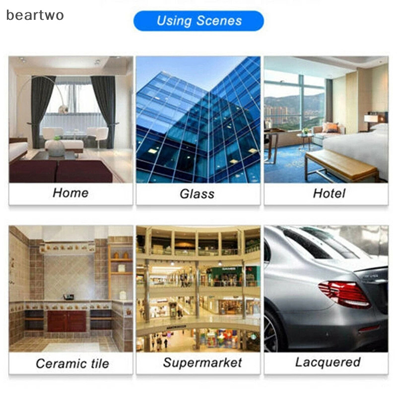 < Beartwo > Dụng cụ lau chùi kính cửa sổ cho phòng tắm gia đình đẹp