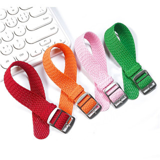 14-22mm NATO Dây Đeo Đồng Hồ Dệt Perlon Nylon Zulu Dây Đeo Đồng Hồ Vải Mềm Vòng Tay Bạc Đen Khóa Thép Dây Đeo Đồng Hồ 16mm 18mm 20mm 22mm Nam Nữ