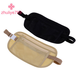 < zhuliye789 > Thắt lưng tiền du lịch Túi đựng ví an ninh eo ẩn Túi đựng hộ chiếu Giá đỡ ID