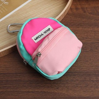 [Còn hàng] Túi lưu trữ NOOKSTORY, Ví đựng tiền xu móc chìa khóa màu Macaron, Mặt dây chuyền di động thông thường Túi đựng tai nghe Mini thể thao