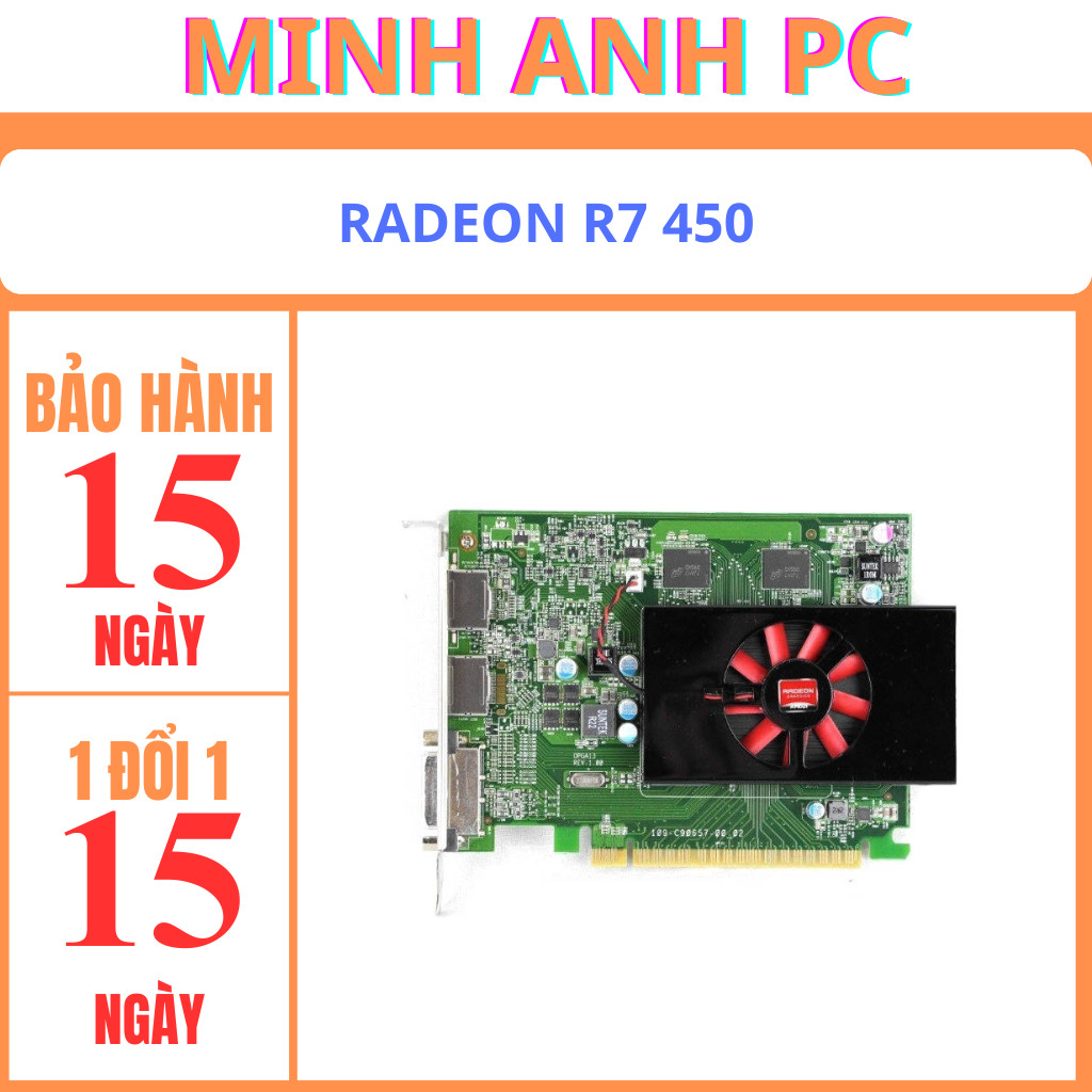 Card màn hình Radeon R7 450 - DDR5 4GB - Siêu bền | Shopee Việt Nam