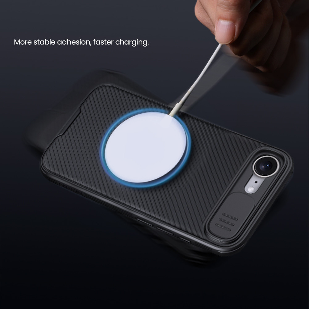 NILLKIN Cho iPhone 17E 16E SE 2025 Camshield Pro PC Từ Tính TPU Bảo Vệ Ống Kính Máy Ảnh Trượt Trượt Ốp Lưng Cứng Vỏ Điện Thoại Vỏ