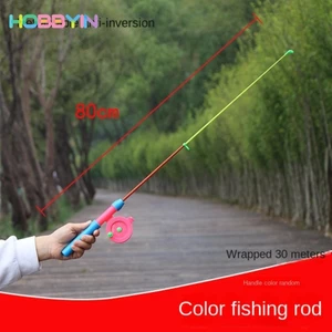 Cần câu băng HOBBYIN cho trẻ em, thu gọn 35/40/75/80cm, di động, chất lượng cao, câu cá mùa đông