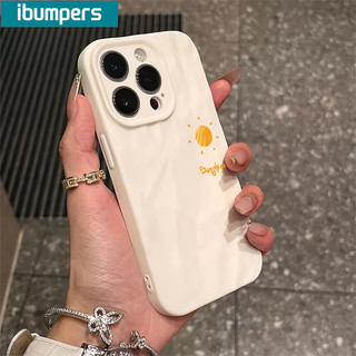 ibumpers Ốp Lưng IPhone Đơn Giản Mặt Trời Hướng Dương Cặp Đôi Họa Tiết Cho IPhone 16 15 14 12 13 11 Pro Max IP 7 8 Plus X XS XR Ốp Điện Thoại Silicon Mềm Chống Sốc