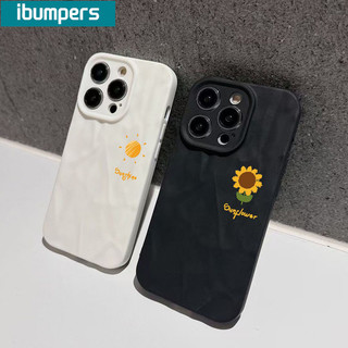 ibumpers Ốp Lưng IPhone Đơn Giản Mặt Trời Hướng Dương Cặp Đôi Họa Tiết Cho IPhone 16 15 14 12 13 11 Pro Max IP 7 8 Plus X XS XR Ốp Điện Thoại Silicon Mềm Chống Sốc