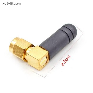XOITU 2 Chiếc Cao Su 3dBi 2.4ghz Ăng Ten WIFI SMA Nam Router Ăng Ten VN