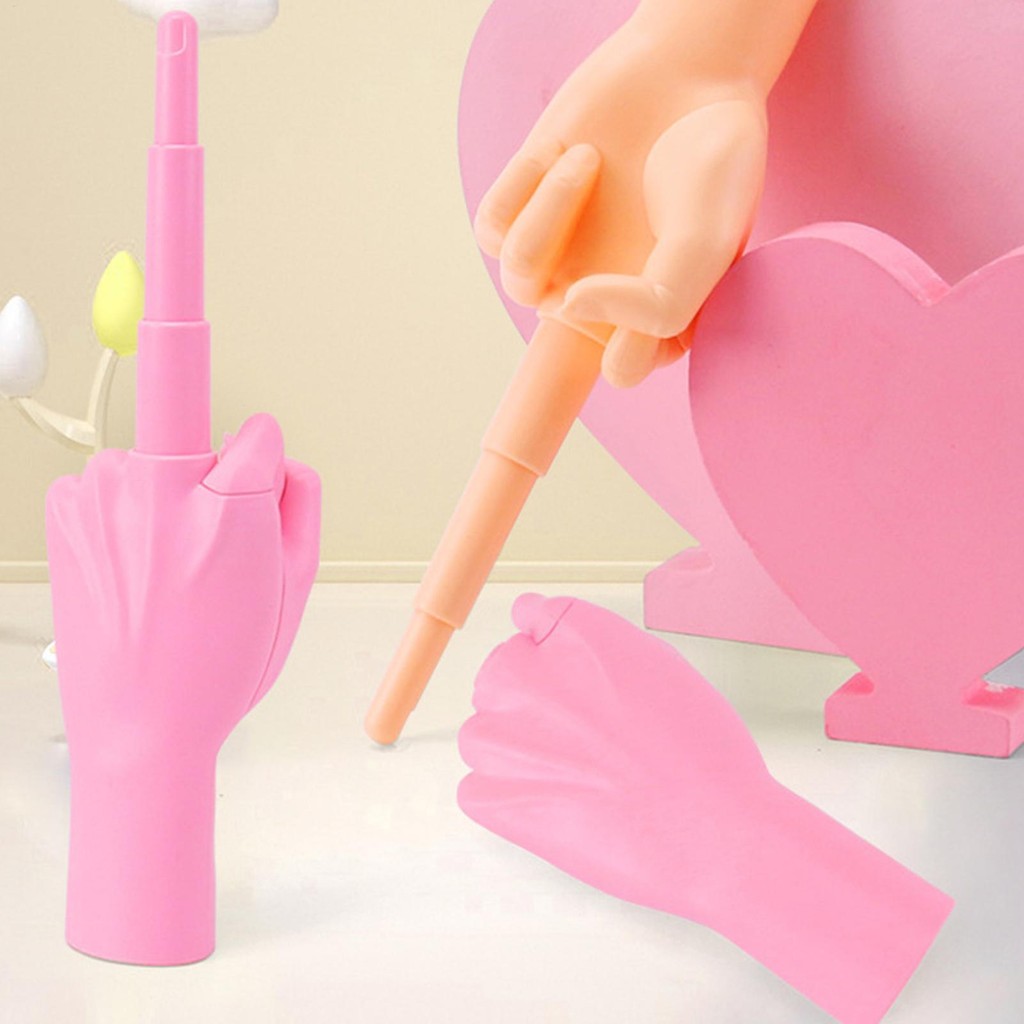 Đồ chơi ngón giữa có thể thu vào vui nhộn Phong cách khác biệt Có thể thu vào Vui nhộn Gag Quà tặng vui nhộn Quà tặng có thể mở rộng 3D In hình ngón tay giữa có thể gập lại wipqsvn