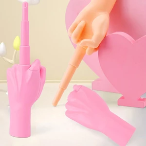 Đồ chơi ngón giữa có thể thu vào vui nhộn Phong cách khác biệt Có thể thu vào Vui nhộn Gag Quà tặng vui nhộn Quà tặng có thể mở rộng 3D In hình ngón tay giữa có thể gập lại wipqsvn